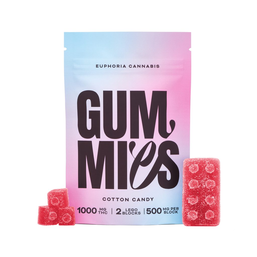 Euphoria Psychedelics – Gumii de bumbac THC 100 mg