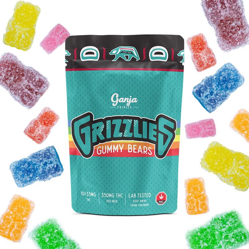Ganja Grizzlies – Skābie gumijas lāči dažādās garšās