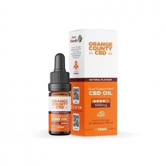 Pilna spektra 1000 mg dabīga CBD eļļa 10 ml